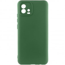 Чехол TPU GETMAN Liquid Silk Full Camera для Motorola Moto G72  Зеленый / Dark green - 00000074058_3