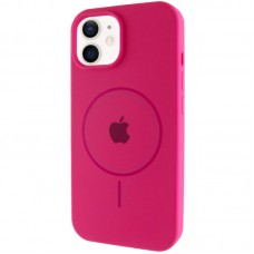 Чохол Silicone Case Full Protective (AA) with MagSafe для Apple iPhone 11 (6.1")  Малиновий / Dragon Fruit - 00000076423_21