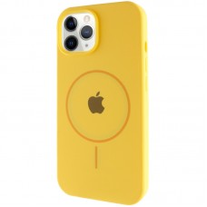 Чохол Silicone Case Full Protective (AA) with MagSafe для Apple iPhone 11 Pro (5.8")  Жовтий / Yellow - 00000076424_7
