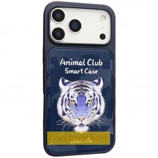 TPU+PC чохол Animal Club для Apple iPhone 16 (6.1")  Royal Blue - 00000082645_3