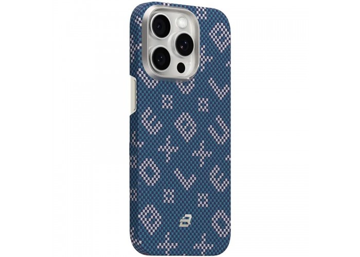 TPU+PC чохол Blueo Gilded Tactile Woven with MagSafe для Apple iPhone 15 Pro Max (6.7
