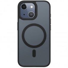 TPU+PC чохол Blueo Skin Friendly Frosted with MagSafe для Apple iPhone 15 (6.1")  Чорний - 00000071350_3