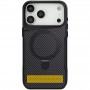 TPU+PC чохол Metal Buttons with MagSafe Carbon Ring для Apple iPhone 17 Air (6.5