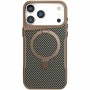 TPU+PC чохол Metal Buttons with MagSafe Carbon Ring для Apple iPhone 17 Pro (6.3