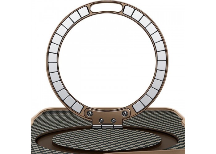 TPU+PC чохол Metal Buttons with MagSafe Carbon Ring для Apple iPhone 17 Pro (6.3