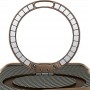 TPU+PC чохол Metal Buttons with MagSafe Carbon Ring для Apple iPhone 17 Pro (6.3