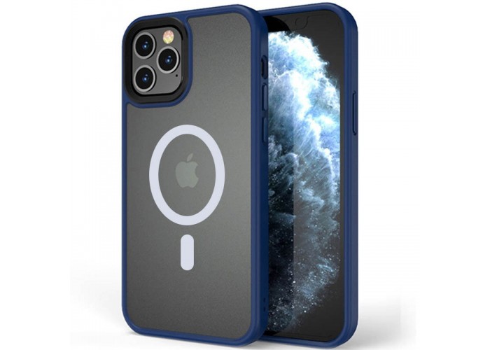 TPU+PC чохол Metal Buttons with MagSafe для Apple iPhone 12 Pro Max (6.7
