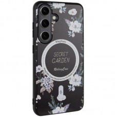 TPU+PC чохол Secret Garden with MagFit для Samsung Galaxy S23 FE  Black - 00000074743_1