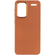 TPU чохол Bonbon Metal Style для Xiaomi Redmi Note 13 Pro+  Помаранчевий / Papaya - 00000070825_7