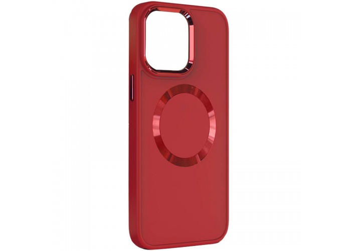 TPU чохол Bonbon Metal Style with MagSafe для Apple iPhone 13 (6.1