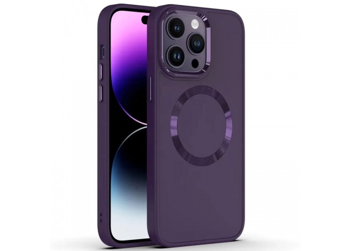 TPU чохол Bonbon Metal Style with MagSafe для Apple iPhone 13 Pro Max (6.7
