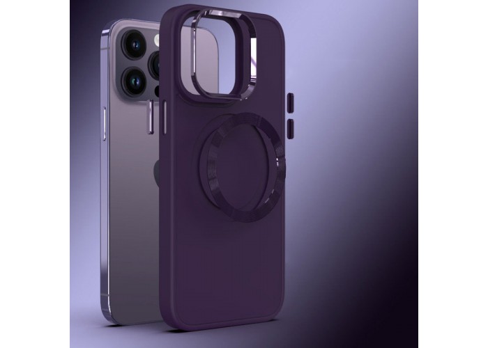 TPU чохол Bonbon Metal Style with MagSafe для Apple iPhone 13 Pro Max (6.7