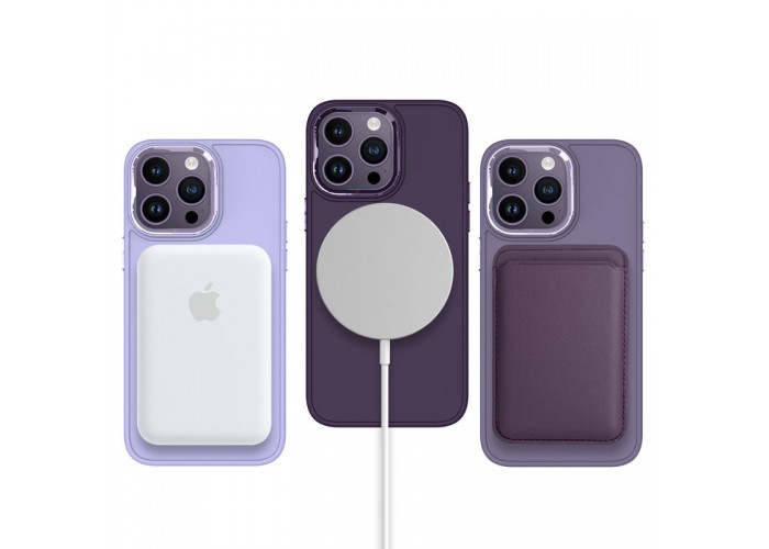 TPU чохол Bonbon Metal Style with MagSafe для Apple iPhone 13 Pro Max (6.7