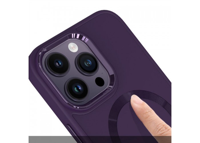 TPU чохол Bonbon Metal Style with MagSafe для Apple iPhone 13 Pro Max (6.7