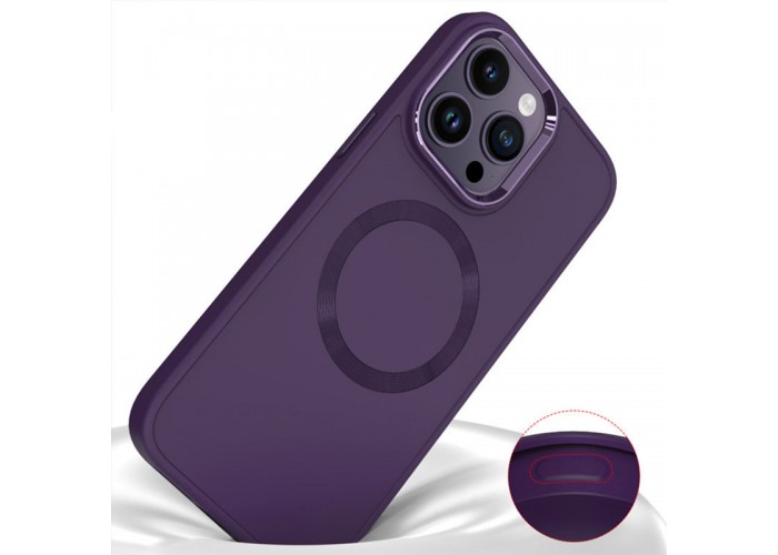 TPU чохол Bonbon Metal Style with MagSafe для Apple iPhone 13 Pro Max (6.7