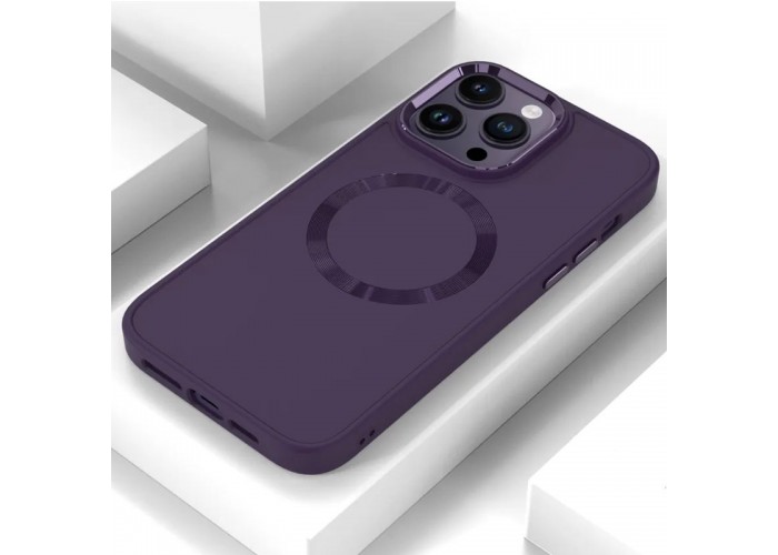 TPU чохол Bonbon Metal Style with MagSafe для Apple iPhone 13 Pro Max (6.7