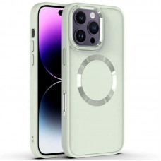 TPU чохол Bonbon Metal Style with MagSafe для Apple iPhone 16 Pro Max (6.9")  Білий / White - 00000074340_1