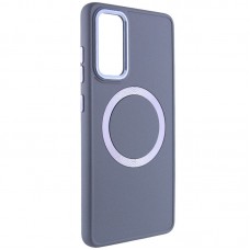 TPU чохол Bonbon Metal Style with MagSafe для Samsung Galaxy S23  Сірий / Lavender - 00000065785_8