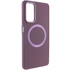 TPU чохол Bonbon Metal Style with MagSafe для Samsung Galaxy A25 5G  Бордовий / Plum - 00000070339_2