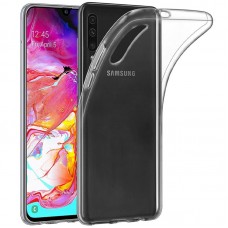 TPU чохол Epic Transparent 1,5mm для Samsung Galaxy A70 (A705F)  Безбарвний (прозорий) - 00000060208_1