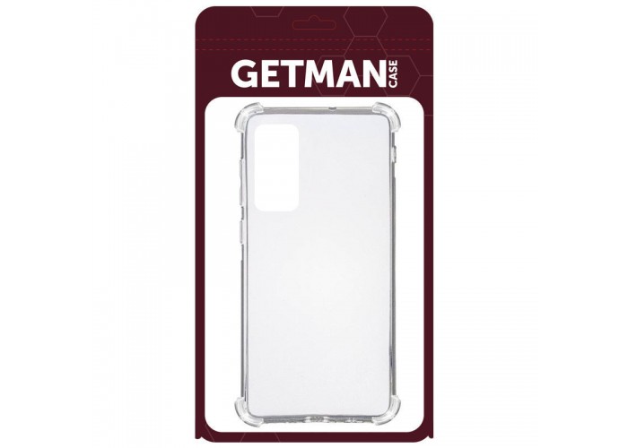 TPU чохол GETMAN Ease logo посилені кути для Samsung Galaxy S20