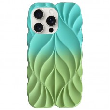 TPU чохол Leaf для Apple iPhone 16 Pro Max (6.9")  Marine Green / Mint - 00000077613_3