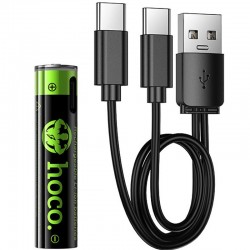 Акумуляторні батарейки Hoco JA4 Energy AAA 2 pcs  Black - 00000081929_1