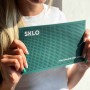 Антиковзаючий килимок SKLO для поклейки захисту екрану смартфонів (22x13 см)