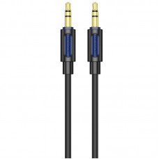 Аудіо кабель Aux Borofone BL20 True sound silicone (1m)  Black - 00000079286_1