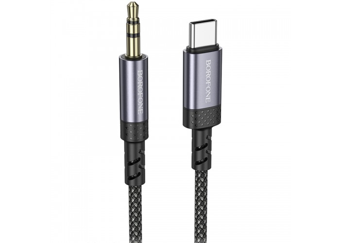 Аудіо кабель Aux Borofone BL24 Graceful Type-C to AUX 3.5mm) (1m)