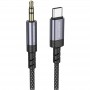 Аудіо кабель Aux Borofone BL24 Graceful Type-C to AUX 3.5mm) (1m)