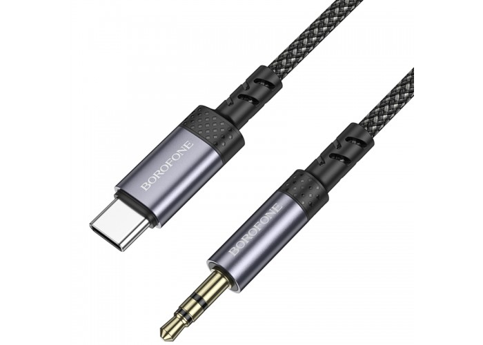 Аудіо кабель Aux Borofone BL24 Graceful Type-C to AUX 3.5mm) (1m)