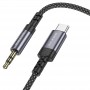 Аудіо кабель Aux Borofone BL24 Graceful Type-C to AUX 3.5mm) (1m)