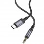 Аудіо кабель Aux Borofone BL24 Graceful Type-C to AUX 3.5mm) (1m)