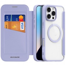 Чохол-книжка Dux Ducis Skin X Pro with MagSafe для Apple iPhone 16 Pro Max (6.9")  Purple - 00000073602_3