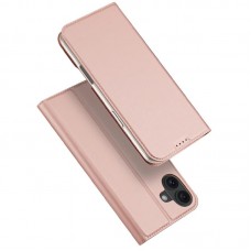 Чохол-книжка Dux Ducis з кишенею для візиток для Apple iPhone 16 (6.1")  Rose Gold - 00000073603_1