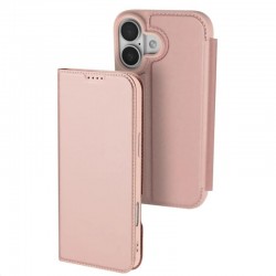 Чохол-книжка Dux Ducis з кишенею для візиток для Apple iPhone 17 (6.3")  Rose Gold - 00000080524_1