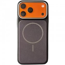Чохол TPU TechWoven Hybrid with MagSafe для Apple iPhone 17 Pro (6.3")  Black / Purple - 00000084837_1