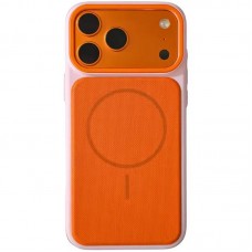 Чохол TPU TechWoven Hybrid with MagSafe для Apple iPhone 17 Pro (6.3")  Pink / Orange - 00000084837_6