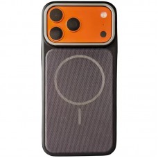 Чохол TPU TechWoven Hybrid with MagSafe для Apple iPhone 17 Pro Max (6.9")  Black / Purple - 00000084838_1