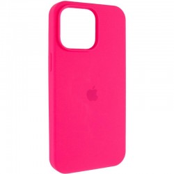 Чохол Silicone Case (AA) Logo with MagSafe для Apple iPhone 11 (6.1")  Рожевий / Barbie pink - 00000080630_14