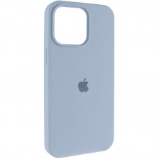 Чохол Silicone Case (AA) Logo with MagSafe для Apple iPhone 11 Pro Max (6.5")  Блакитний / Lilac Blue - 00000080632_4