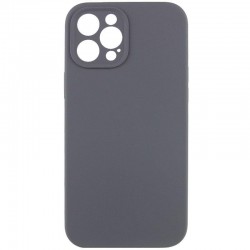 Чохол Silicone Case Full Camera Protective (AA) NO LOGO для Apple iPhone 12 Pro (6.1")  Сірий / Dark Gray - 00000070225_21