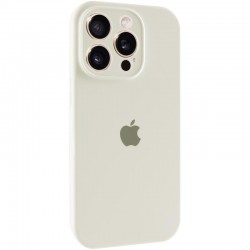 Чохол Silicone Case Full Camera Protective (AA) для Apple iPhone 13 Pro Max (6.7")  Бежевий / Antique White - 00000050658_52