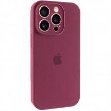Чохол Silicone Case Full Camera Protective (AA) для Apple iPhone 15 Pro (6.1")  Бордовий / Plum - 00000066392_3