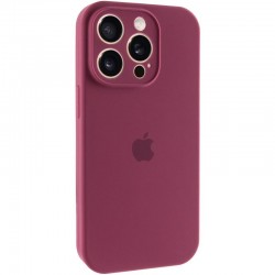 Чохол Silicone Case Full Camera Protective (AA) для Apple iPhone 15 Pro (6.1")  Бордовий / Plum - 00000066392_3