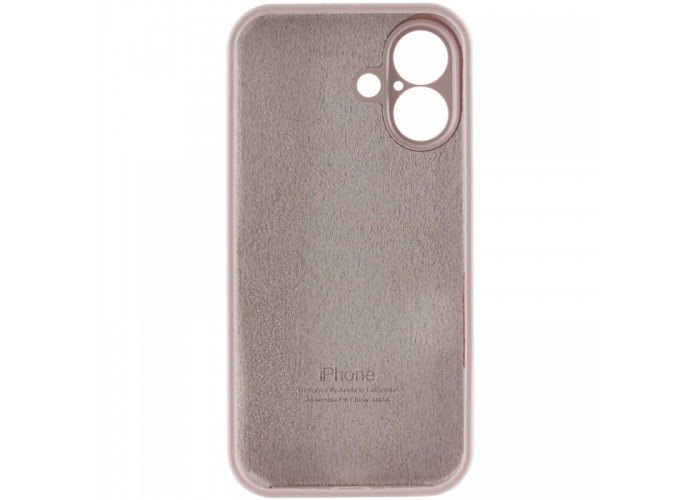 Чохол Silicone Case Full Camera Protective (AA) для Apple iPhone 16 (6.1