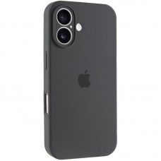Чохол Silicone Case Full Camera Protective (AA) для Apple iPhone 16 (6.1")  Сірий / Dark Gray - 00000074280_9