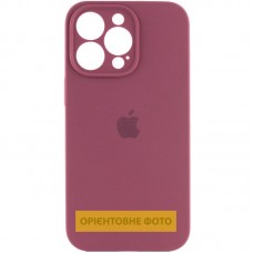 Чохол Silicone Case Full Camera Protective (AA) для Apple iPhone 17 Pro (6.3")  Бордовий / Plum - 00000082643_5