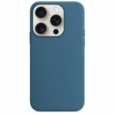 Чохол Silicone Case Full Protective (AA) NO LOGO для Apple iPhone 15 Pro Max (6.7")  Синій / Blue Jay - 00000072460_31